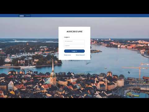 Demofilm: Välkommen till AddSecures kundportal