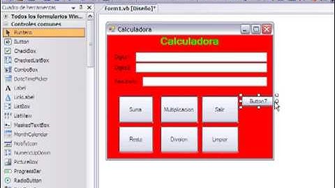 Crear Calculadora en Visual Basic 2008 ESPAÑOL