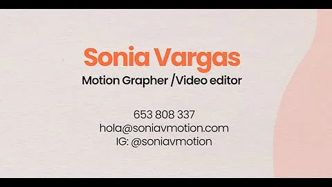 Sonia Vargas - REEL 2022
