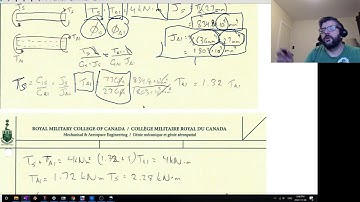 Indeterminate Torsion Example 3 - Composite Shaft