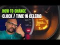 How to set a car Clock time in Celerio car? easy steps to change clock in 2min #celerio #clock