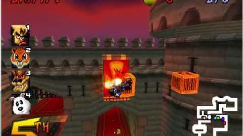 Cortex Castle - Crash Team Racing GamePlay