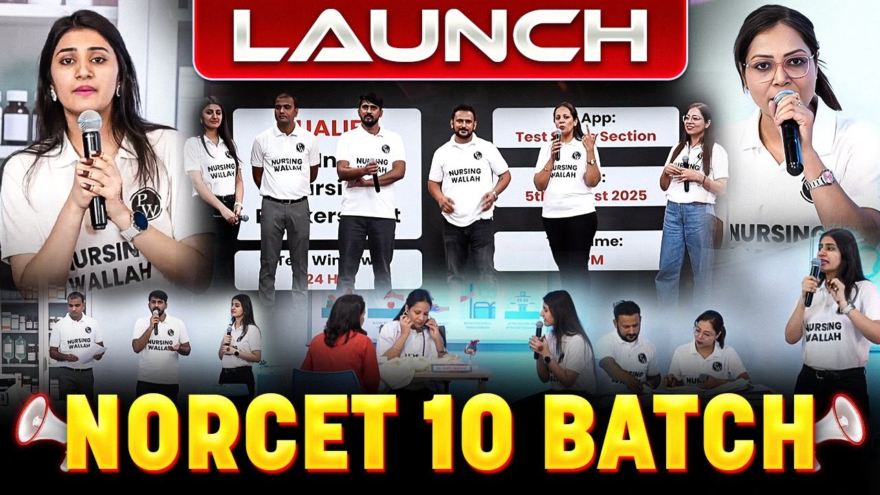 NORCET 10 Batch Launching 🚀 | Live Event on 5th August | NORCET 10 Preparation 