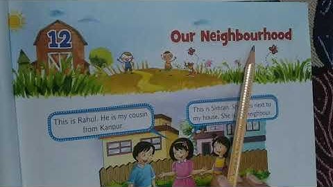 Class 1st EVS Lesson 12 - Our Neighborhood