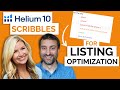 How to Optimize Amazon FBA Product Listing Using Helium 10 Scribbles Tool and Customer Reviews