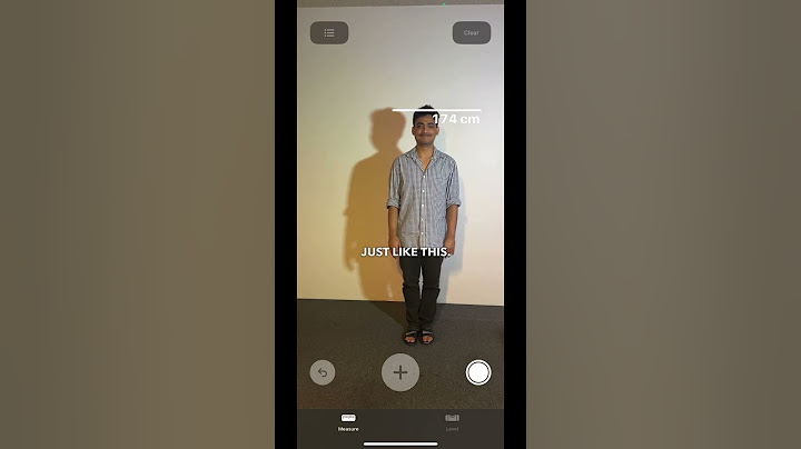 The secret iPhone feature for measuring your height