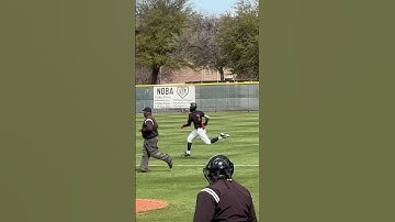 Love a good doubles celly. ‘24 Park Prater out of Argyle (TX). #baseball