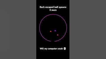 Will my computer crash? #simulation #bouncingballs #physics #adhd