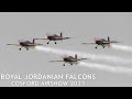 Royal jordanian falcons  practice display  raf cosford airshow 2023