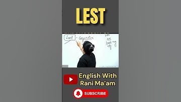 Lest || Basic English Grammar || UC LIVE