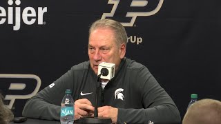 Press conference: Tom Izzo after Michigan State's win at Purdue