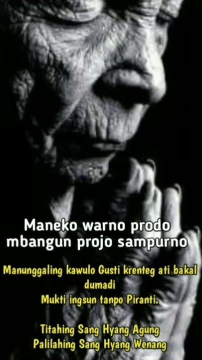 Manunggaling kawulo gusti | status wa