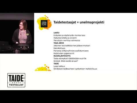 Taidetestaajat-hankkeen koordinointi