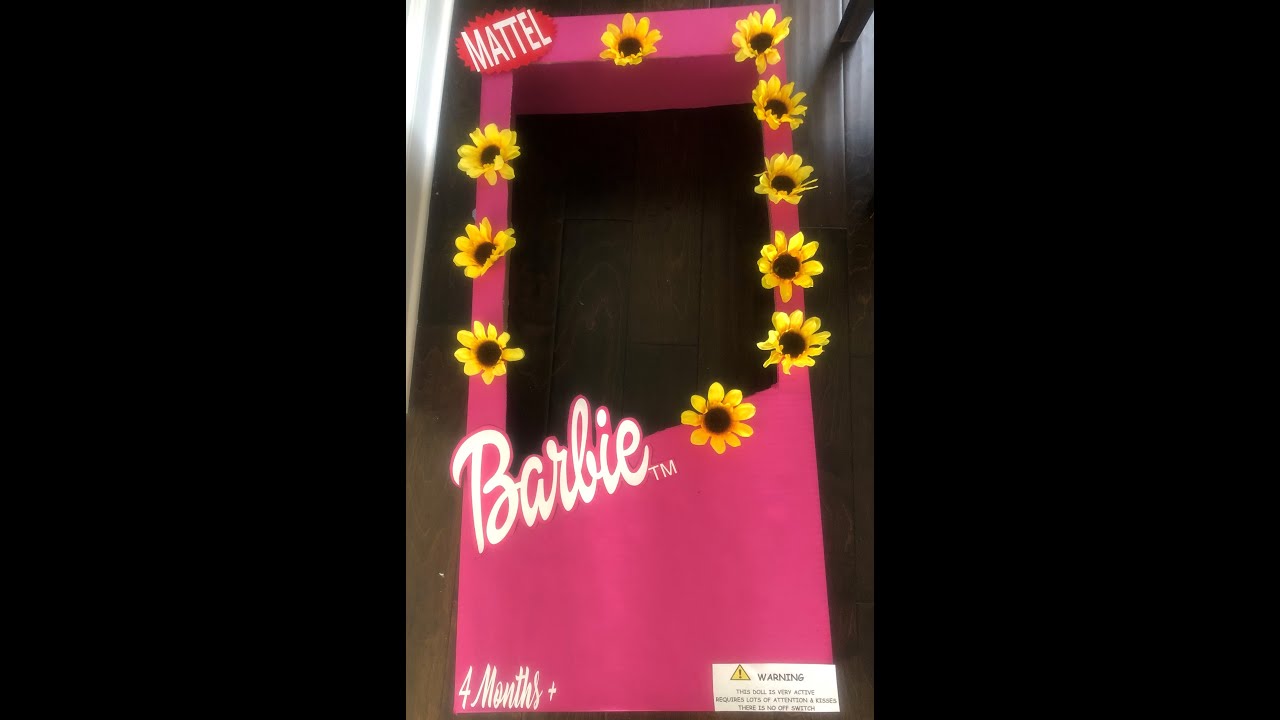 DIY Barbie Photo Prop - YouTube