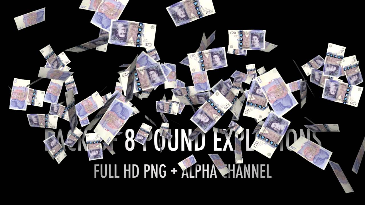 Money Explosion - UK Pounds - Pack of 8 - YouTube