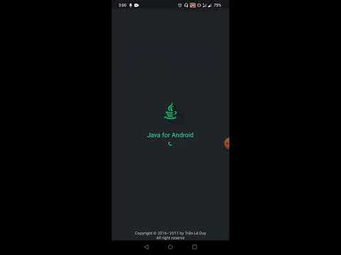 Write Compile Run a Java Program Android Phone using Java N-IDE