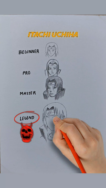SAYA MENGGAMBAR ITACHI UCHIHA SEPERTI LEGENDA #itachiuchiha #menggambaritachi #menggambaranime #s...