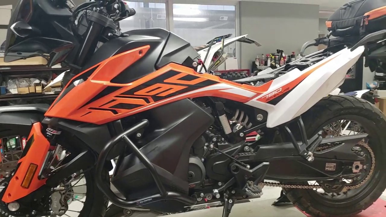 How to change the oil on a KTM 790 ADV YouTube