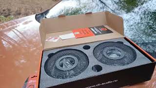 картинка: Динамики  Python165coax от DL AUDIO на KIA Rio X line. #blaudio#kia #автозвук #kiario#распаковка