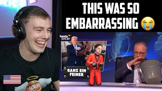 American Reacts to Heute Show Roasting Trump   Gas Prices
