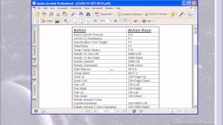 Catia V5 study step by step 05-CATIA V5 Hot Keys.avi