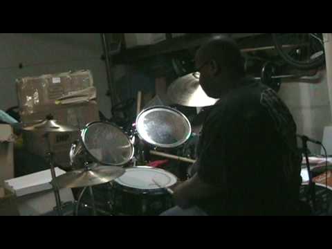 Laying down a pocket groove on drums