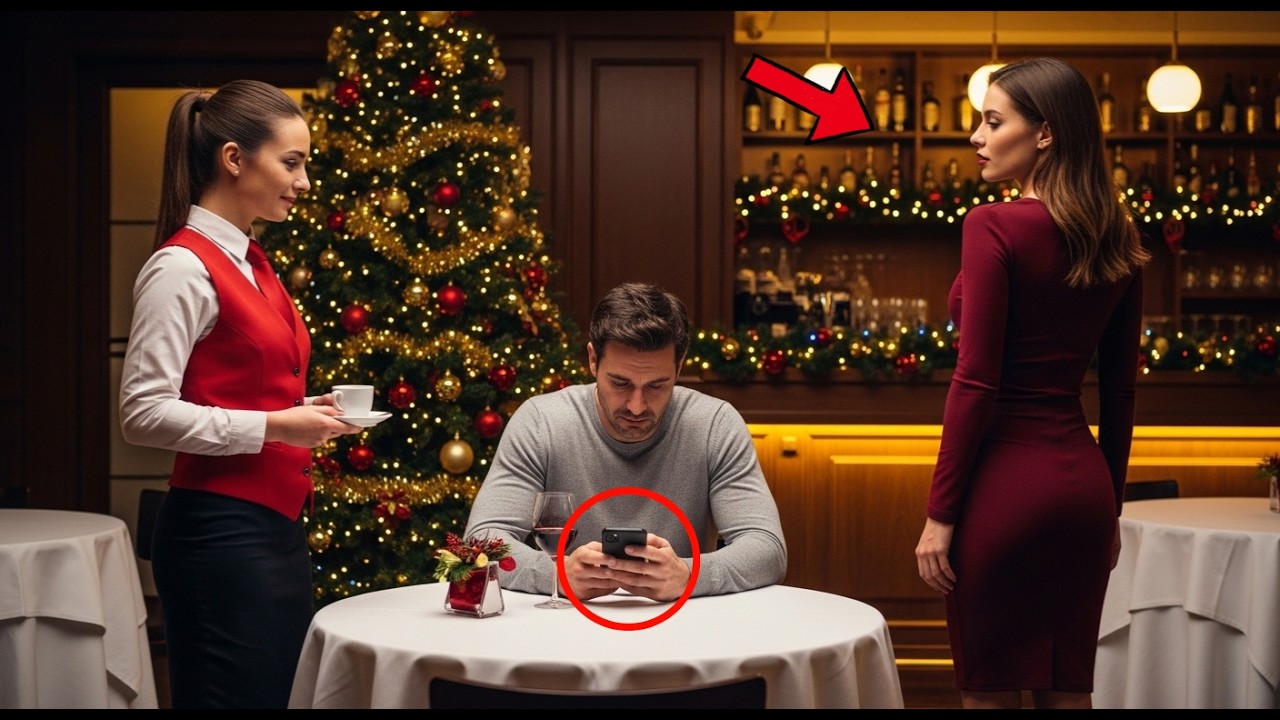 Lo Dejaron Solo En Navidad — Hasta Que Una Mesera Hizo Algo Inesperado