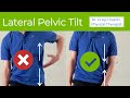 Lateral Pelvic Tilt - Rightward Orientation Heels Elevated Split Squat