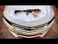 Micro draco vs car do not hide behind a car when an ak47 is going off educational