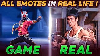 Free fire all emotes in real life inspirations in telugu | Free Fire Emotes in Real Life |