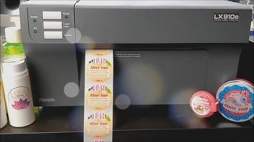 Print your own labels - Primera LX910e colour label printer - prints round labels - KTEC GROUP UK