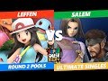 SSC 2019 SSBU - TSM Leffen (Trainer) VS MVG Salem (Snake, Hero) Smash Ultimate Round 2 Pools