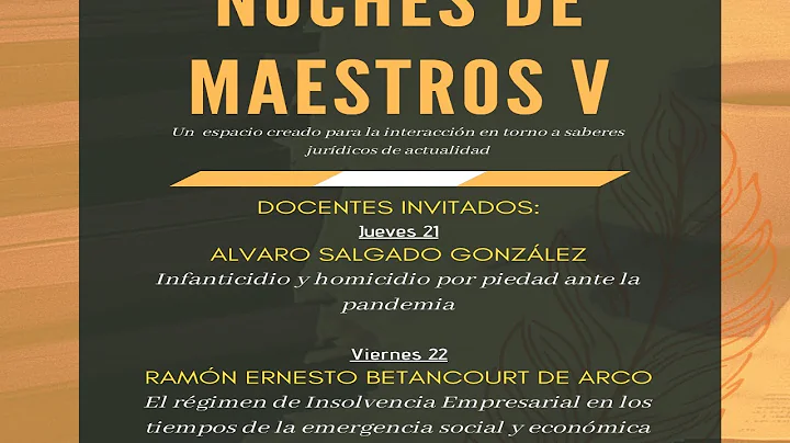 Noches de Maestros: Dr. Ramn Betancourt De Arco