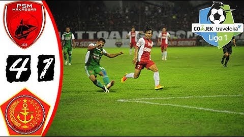 PSM Makassar vs PS TNI 4 - 1 All Goals, Skill, & Highlights | GOJEK traveloka Liga 1 |10 09 2017|