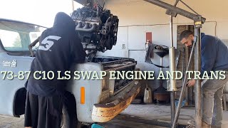 7387 C10 LS SWAP : part 2 motor & transmission