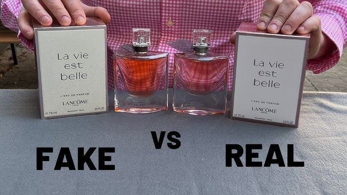 Fake vs Real Chanel Mademoiselle Perfume 100 ml 