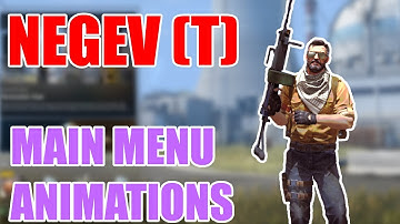 PANORAMA UI ★ Negev Main Menu Animations ★ T-Model ★ CS:GO