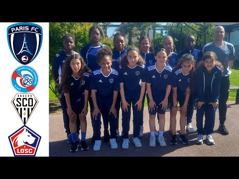 Paris FC WU13 vs RC Strasbourg, SCO Angers, Lille LOSC Pitch Capbreton 2023