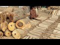 Amazing process of making Cricket Bat | inside factory mass production of wooden cricket bat