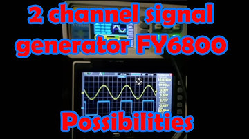 2 channel signal generator FY6800. Possibilities