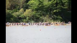 Jr Mixed War Canoe - Heat  CKC Nationals 2015