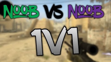 CS:GO AWP 1v1 - NOOB VS NOOB