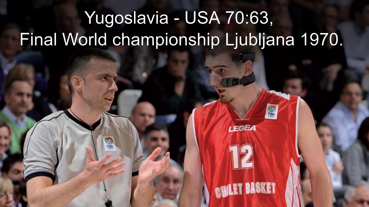 Yugoslavia - USA 70:63, World championship final game Ljubljana 23.05.1970.