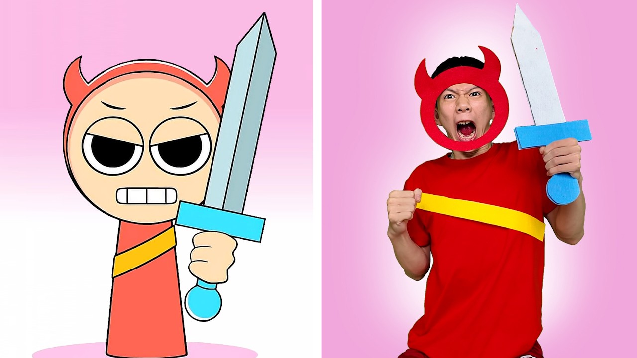 🛑 OC ALL Sprunki Phases Incredibox in real life. ❤️ #incredibox #sprunkioc #sprunkiincredibox