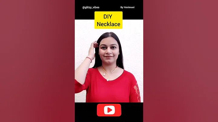 DIY Statement Necklace #trending #youtubeshorts #shorts