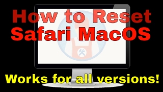 How to Reset Safari on MacOS (Works for all MacOS versions)