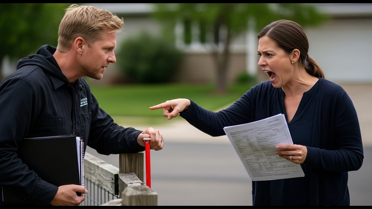 The Survey Revealed My Fence Was Legal And The HOA President Lost Her Mind