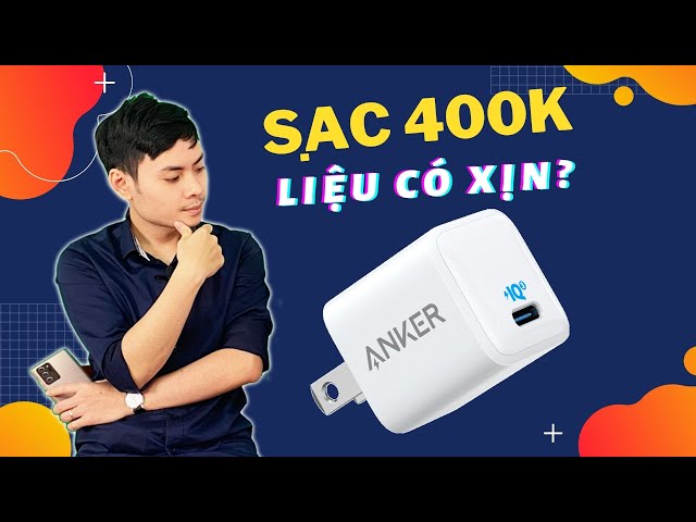 Trên tay củ sạc tí hon của Anker: sạc nhanh 20W tương đương củ Apple chính hãng? | dReviews