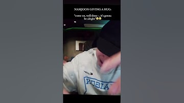 Namjoon giving a hug🥹🫂 #bts #btsarmy #btsshorts #shorts #fyp #rm #jimin #jin #suga #jhope #v #jk #jm