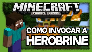 COMO INVOCAR A HEROBRINE EN MINECRAFT PE 0.16.0 | TRUCOS PARA MINECRAFT PE 0.16.0 (POCKET EDITION)